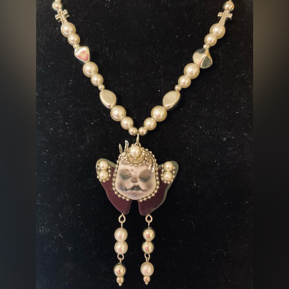 #180 Midnight Doll Goth Necklace